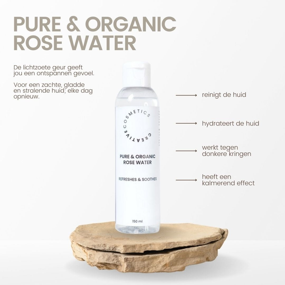 Pure & Organic Rose Water uitleg